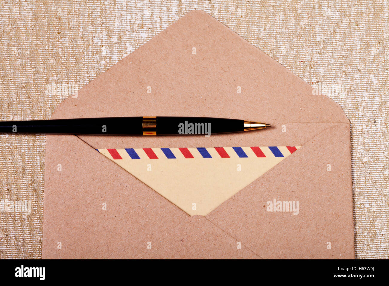 a Back side blank vintage postcard Stock Photo - Alamy