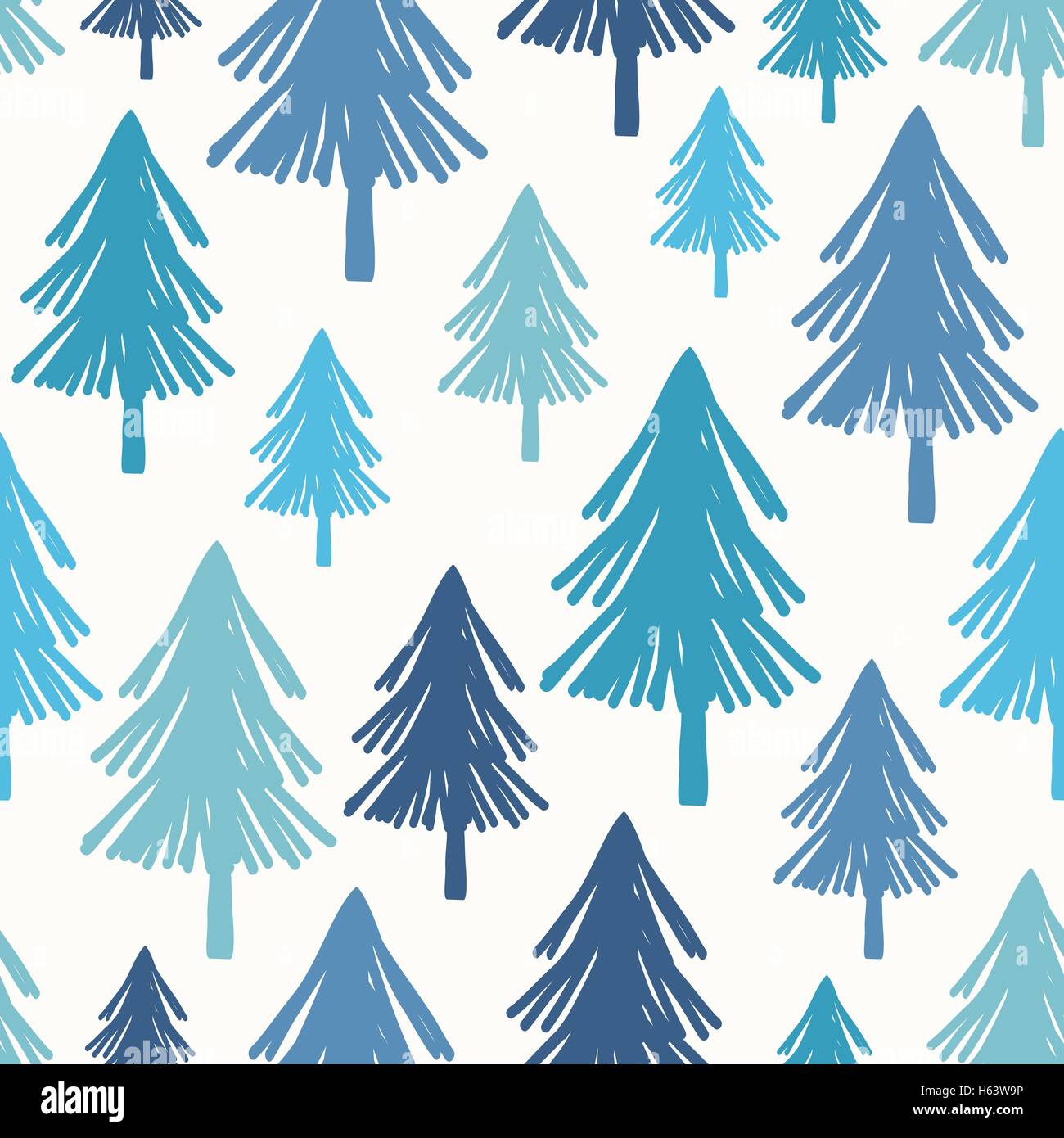 Repeating white blue christmas Stock Vector Images - Alamy