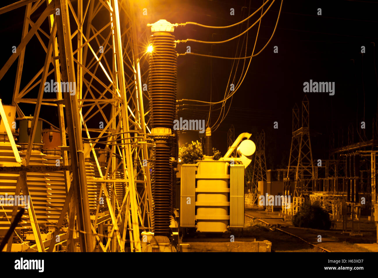 a power plant background electricity ,Electrical station picture at