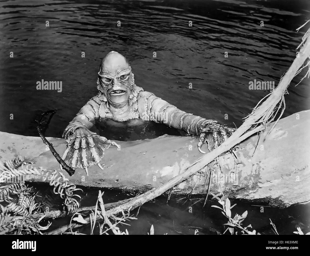 CREATURE FROM THE BLACK LAGOON 1954 Universal film with Ben Chapman Stock Photo