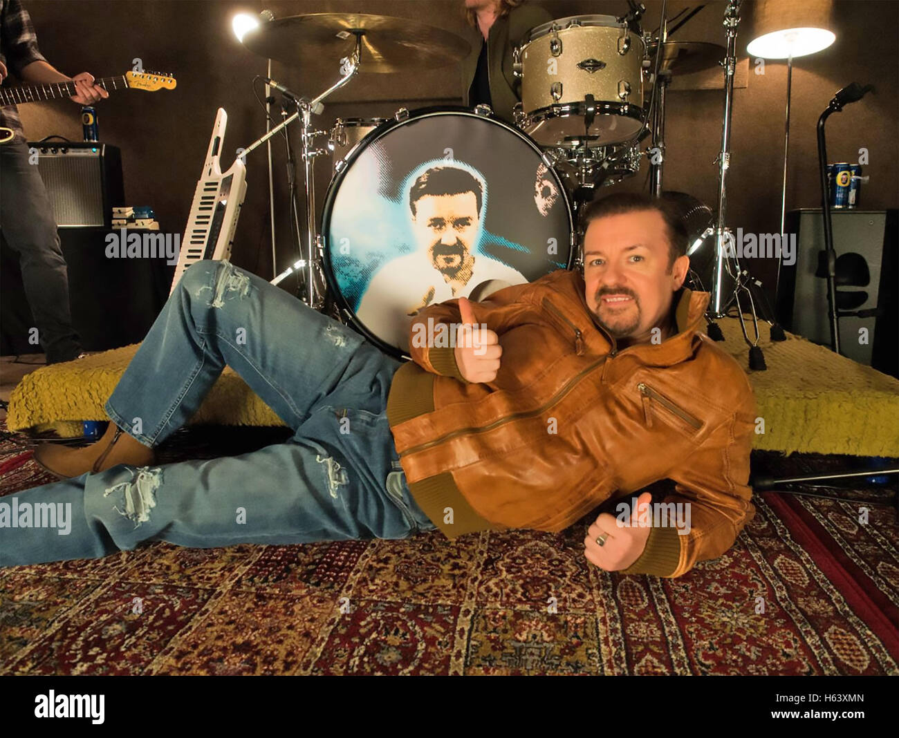 DAVID BRENT: LIFE ON THE ROAD 2016 Entertainment One film with Ricky Gervais Stock Photo
