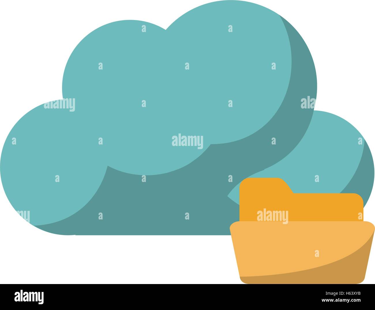 Isolated cloud computing design Stock Vector Image & Art - Alamy