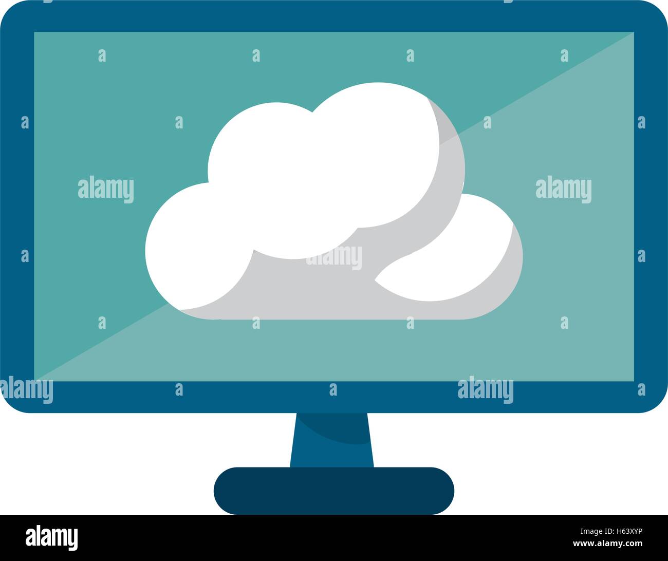 Isolated cloud computing design Stock Vector Image & Art - Alamy