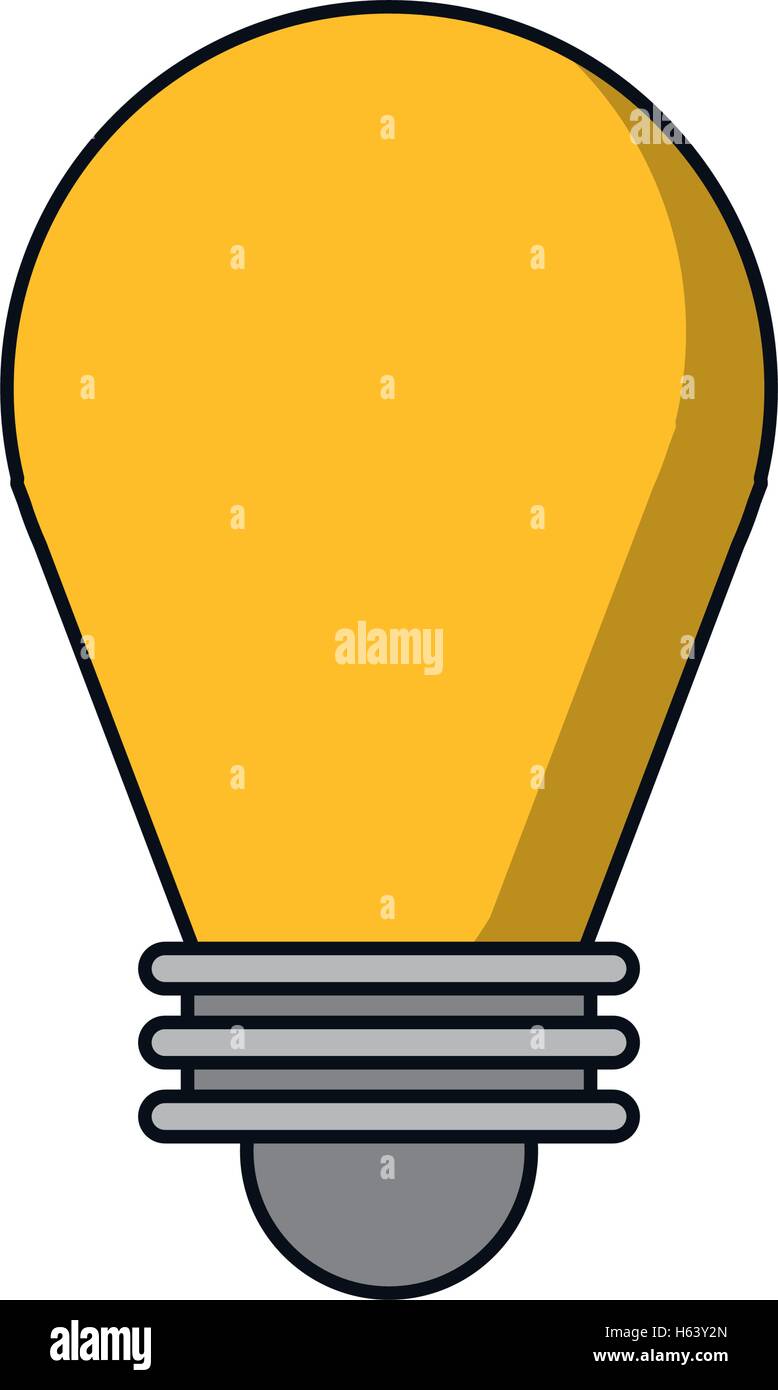 Isolated light bulb design Stock Vector Image & Art - Alamy