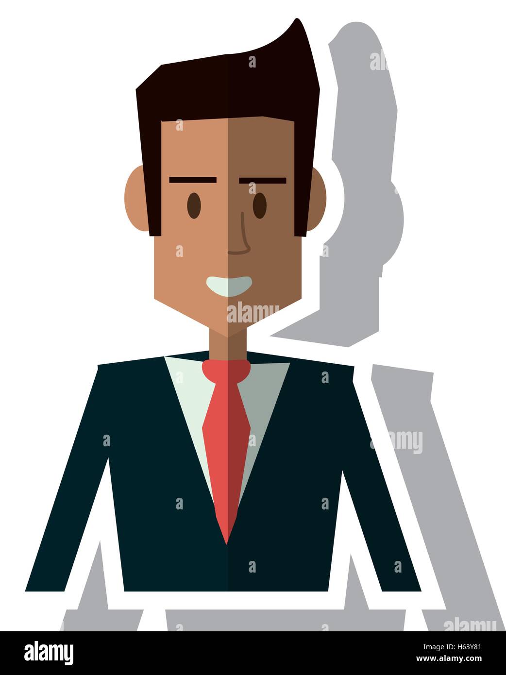 Isolated businessman avatar design Stock Vector Image & Art - Alamy