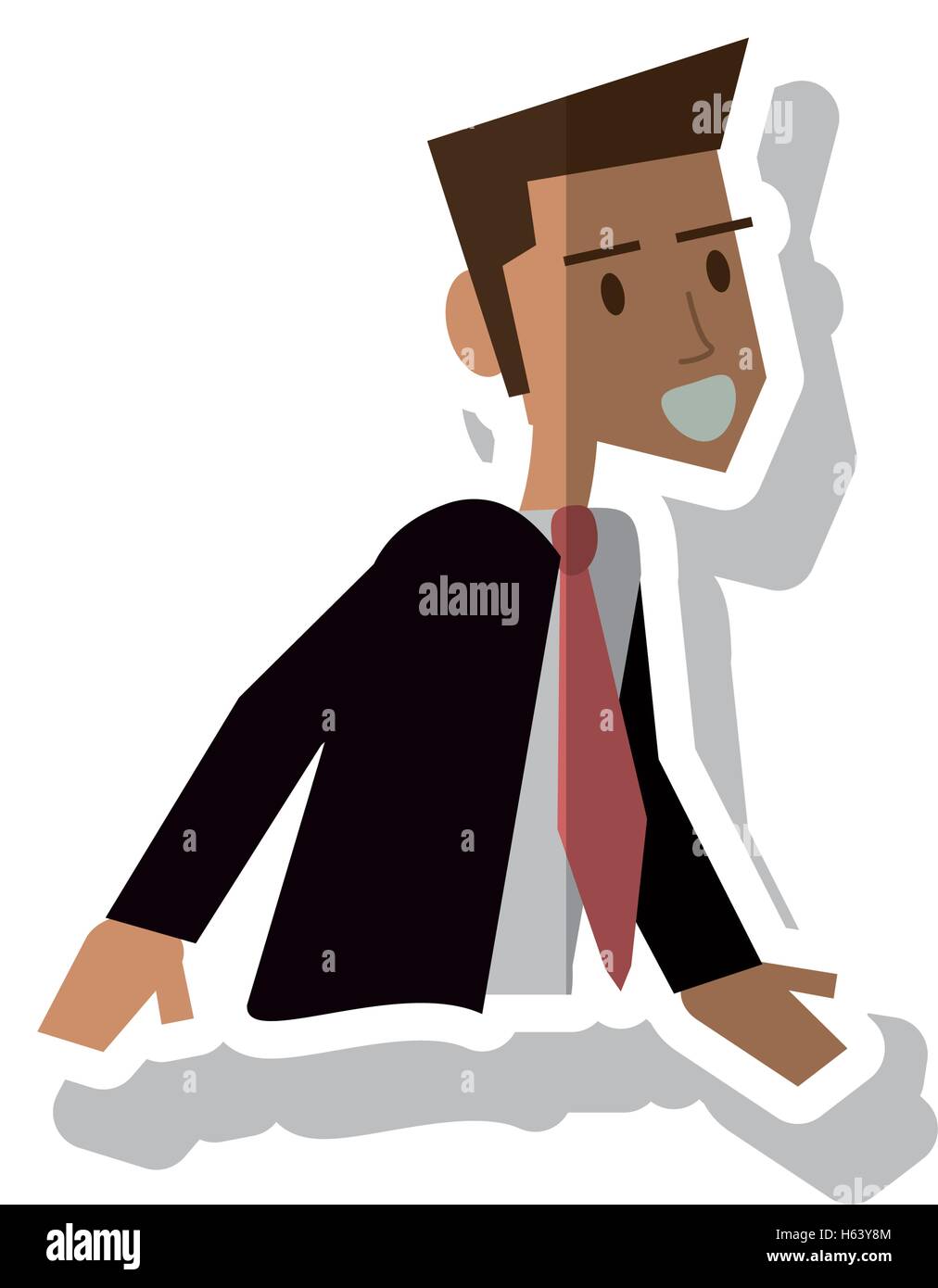 Isolated businessman avatar design Stock Vector Image & Art - Alamy