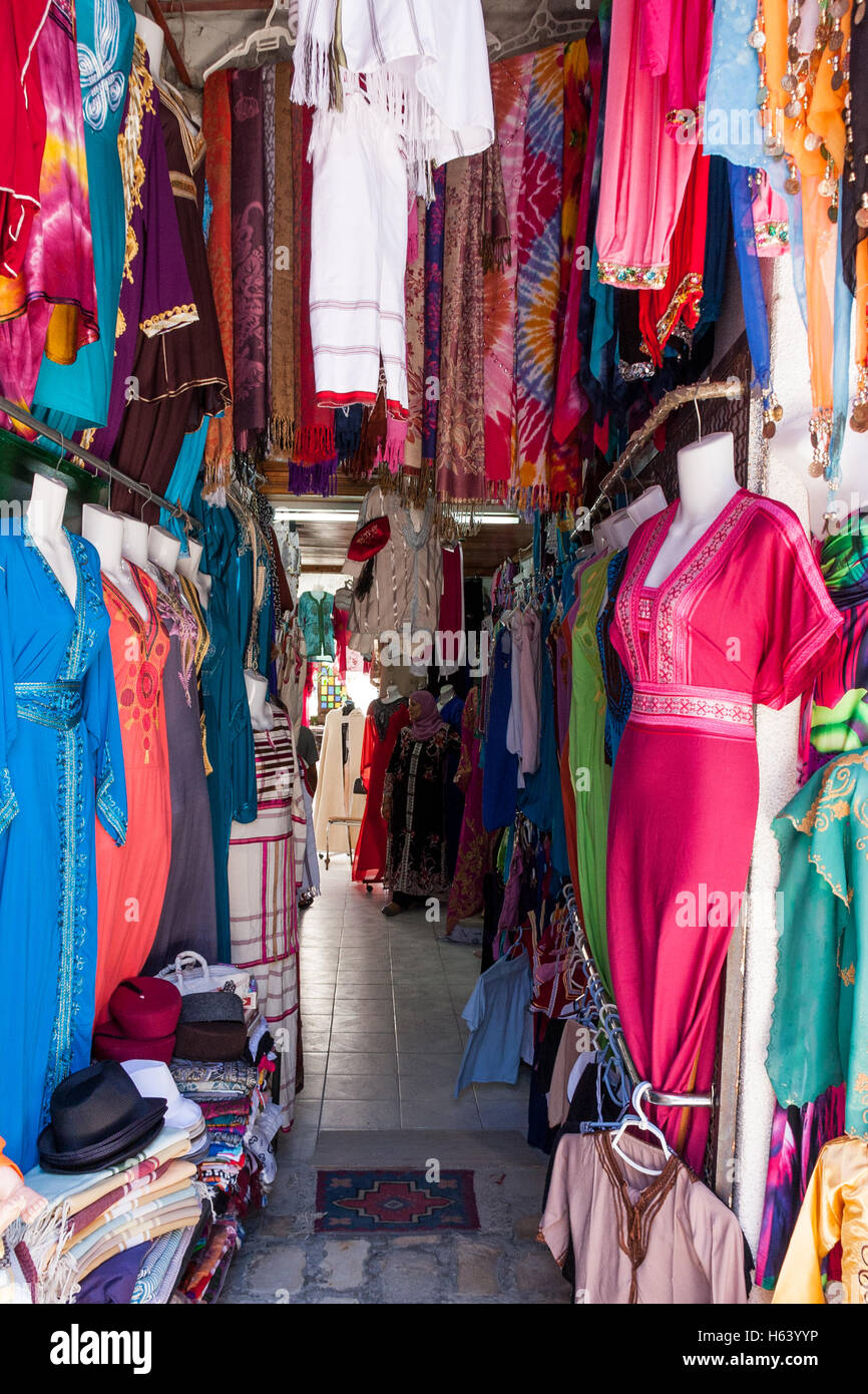 street market in Houmt Souk, Djerba Tunisia Stock Photo