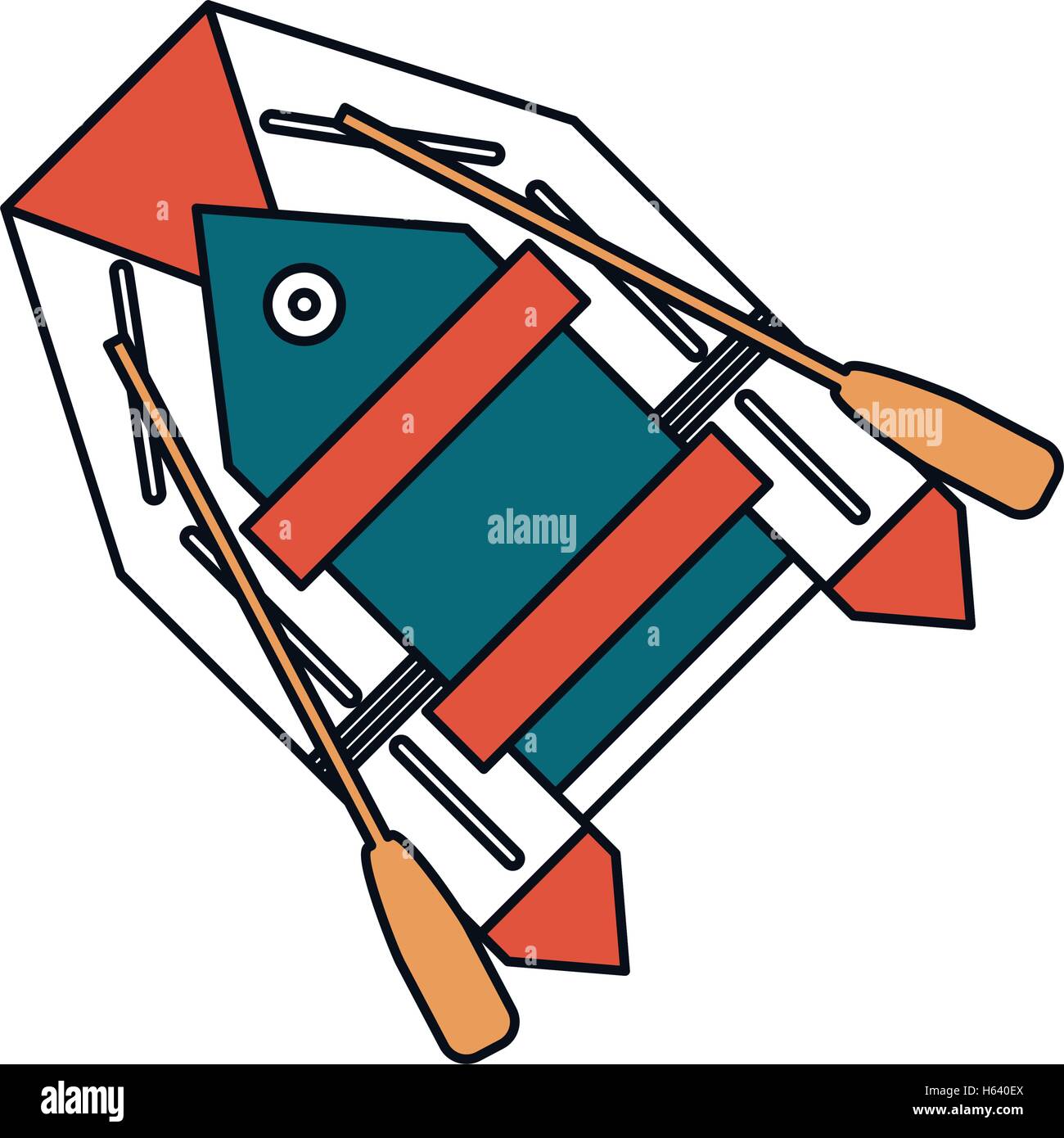 Isolated lifeboat ship design Stock Vector Image & Art - Alamy