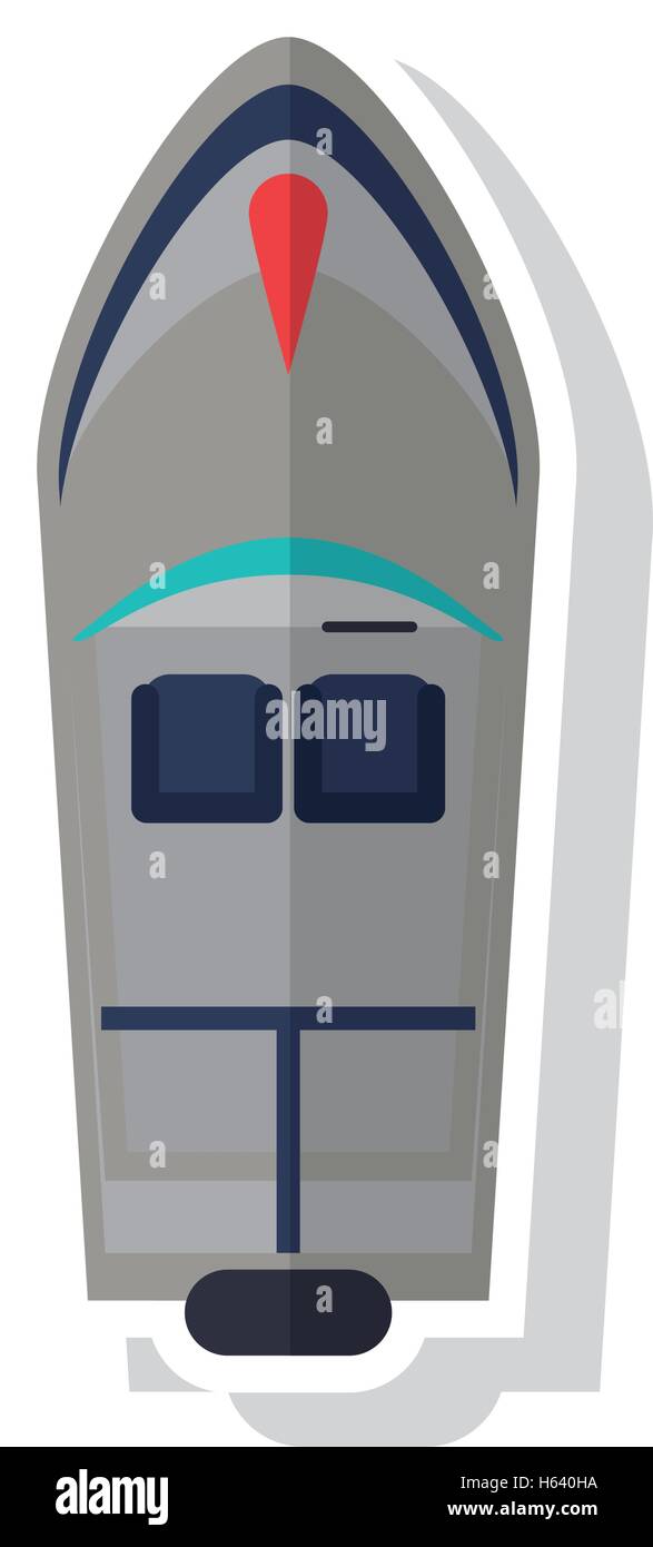 Isolated yacht ship design Stock Vector Image & Art - Alamy