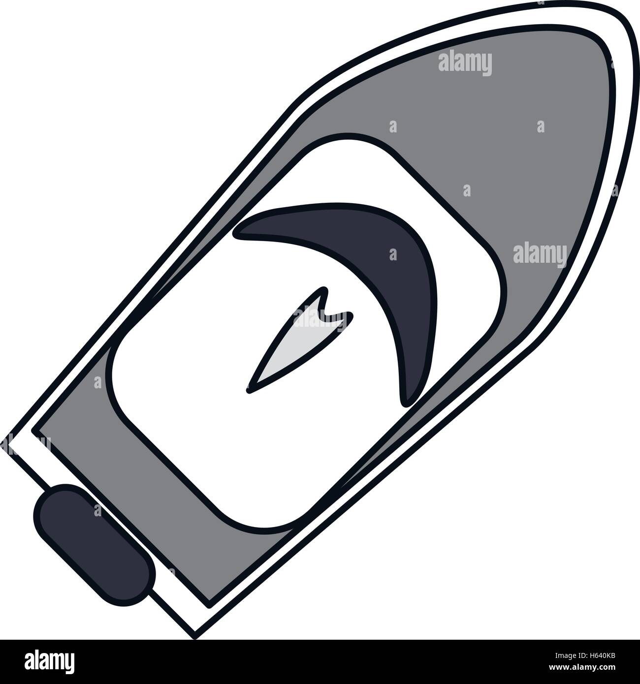 Isolated yacht ship design Stock Vector Image & Art - Alamy