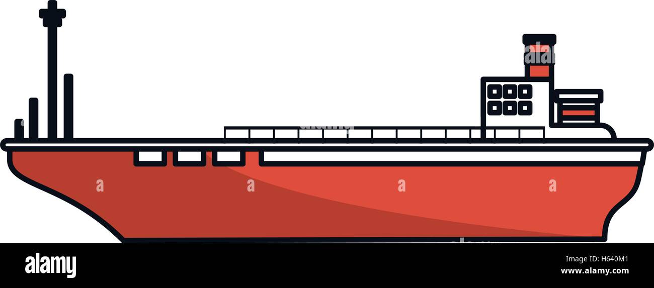 Isolated cargo ship design Stock Vector Image & Art - Alamy