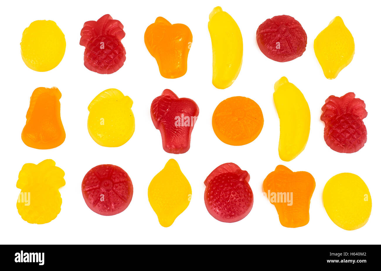 Gelatine Candy in the Form of Fruit Stock Photo Alamy