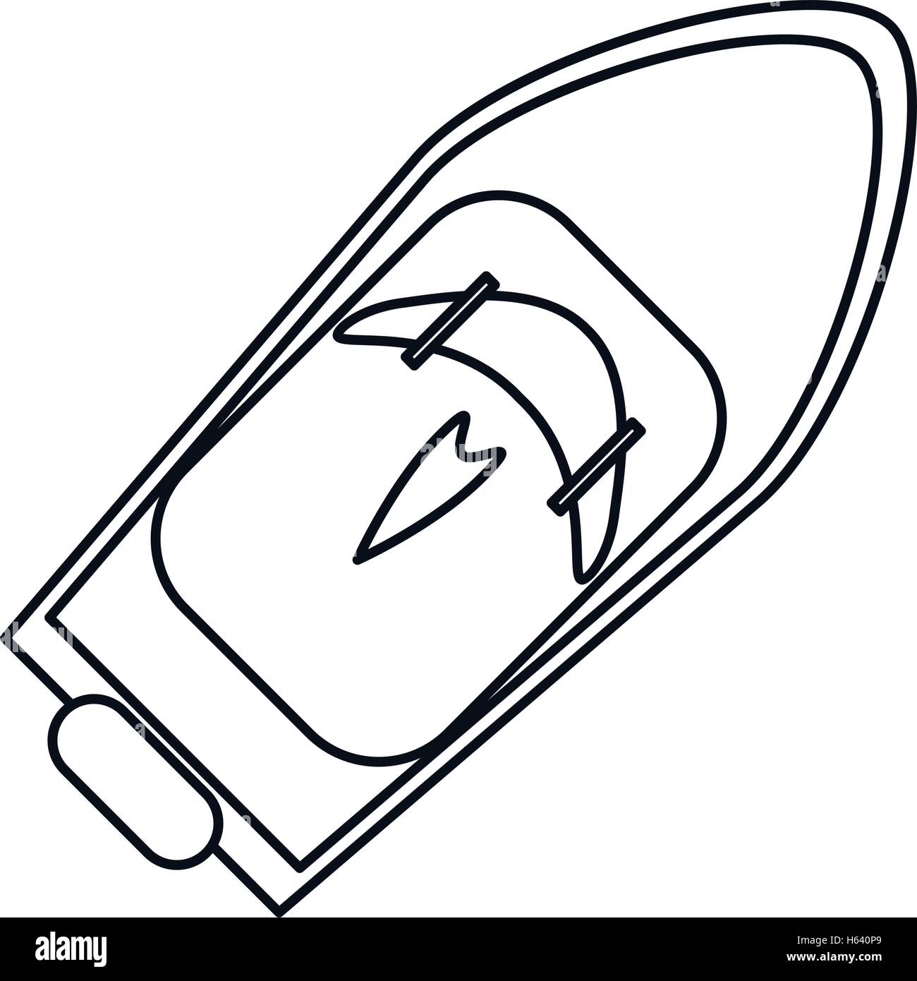 Isolated yacht ship design Stock Vector Image & Art - Alamy