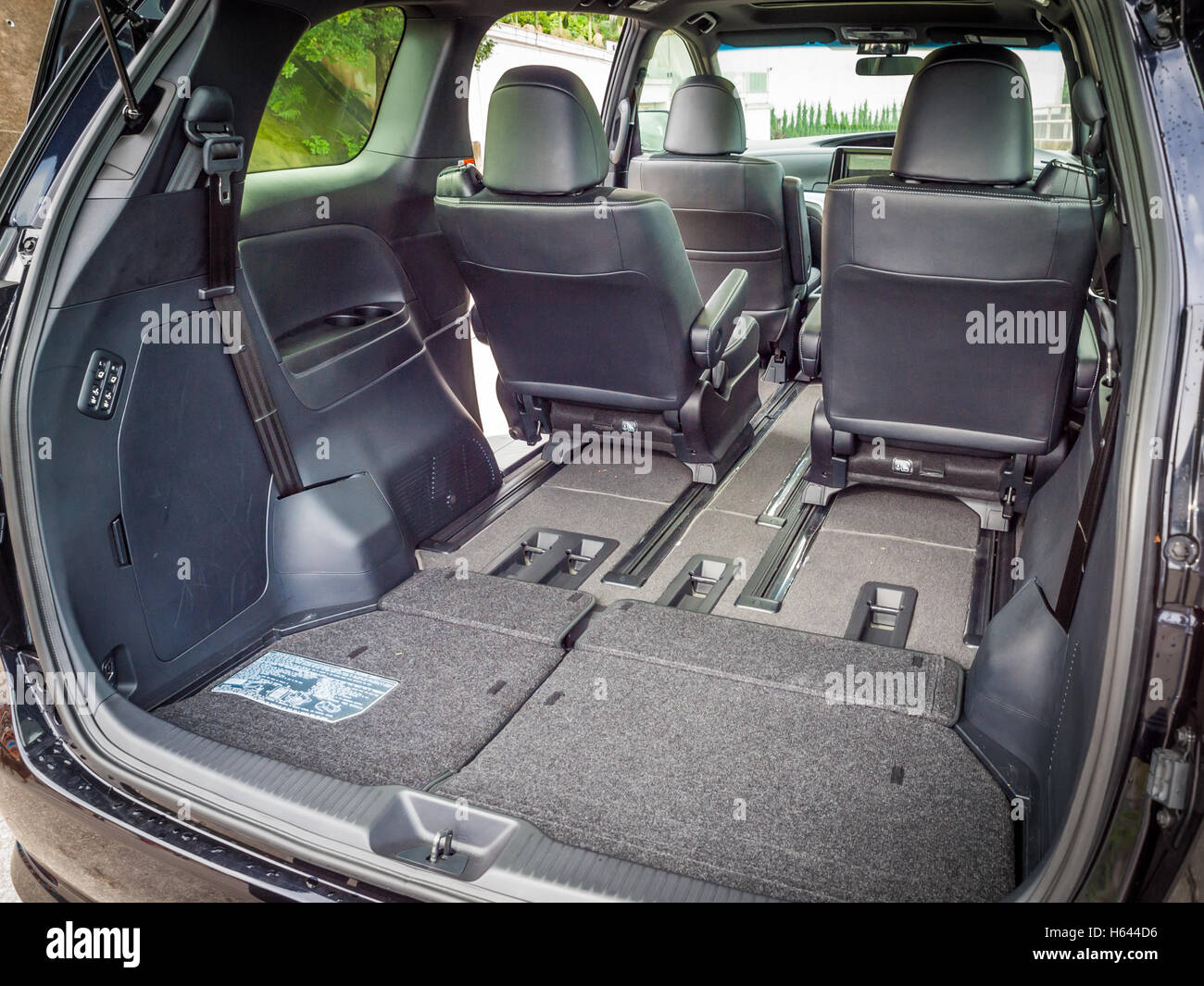 Hong Kong, China Sep 9, 2016 : Toyota Previa 2016 Trunk on Sep 9 2016 ...
