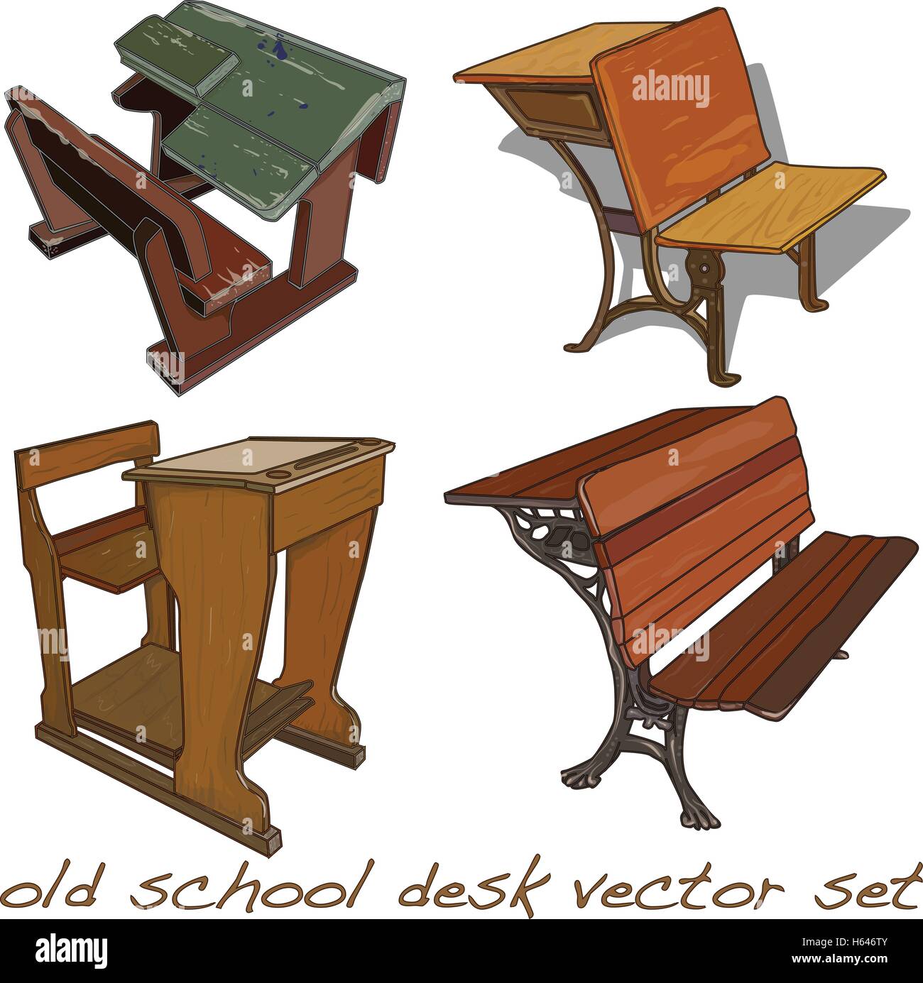 School Desk Isolated Set Stock Vector Image Art Alamy school-desk-isolated-set-stock-vector-image-art-alamy