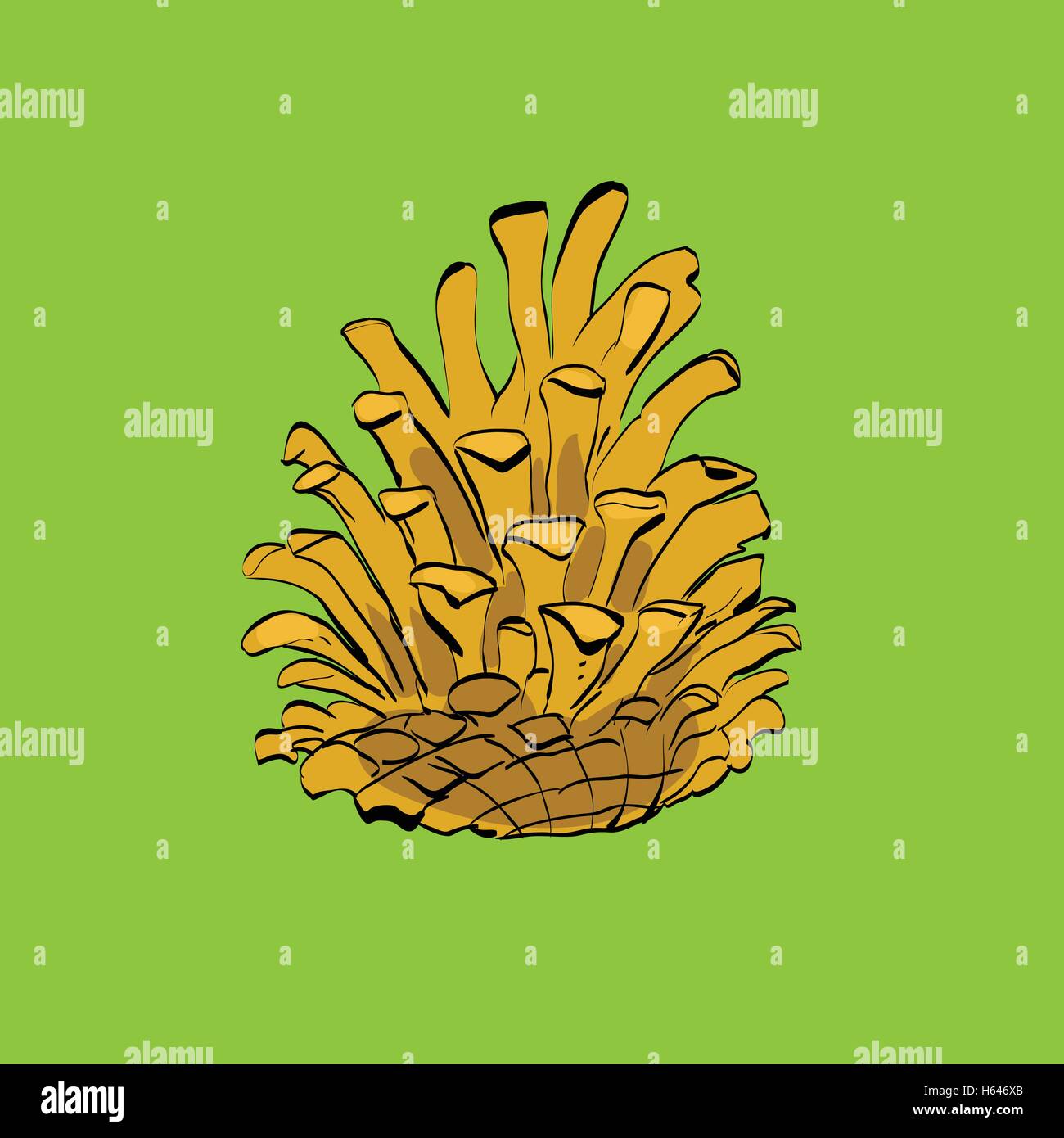 Pine tree line Stock Vector Images - Alamy