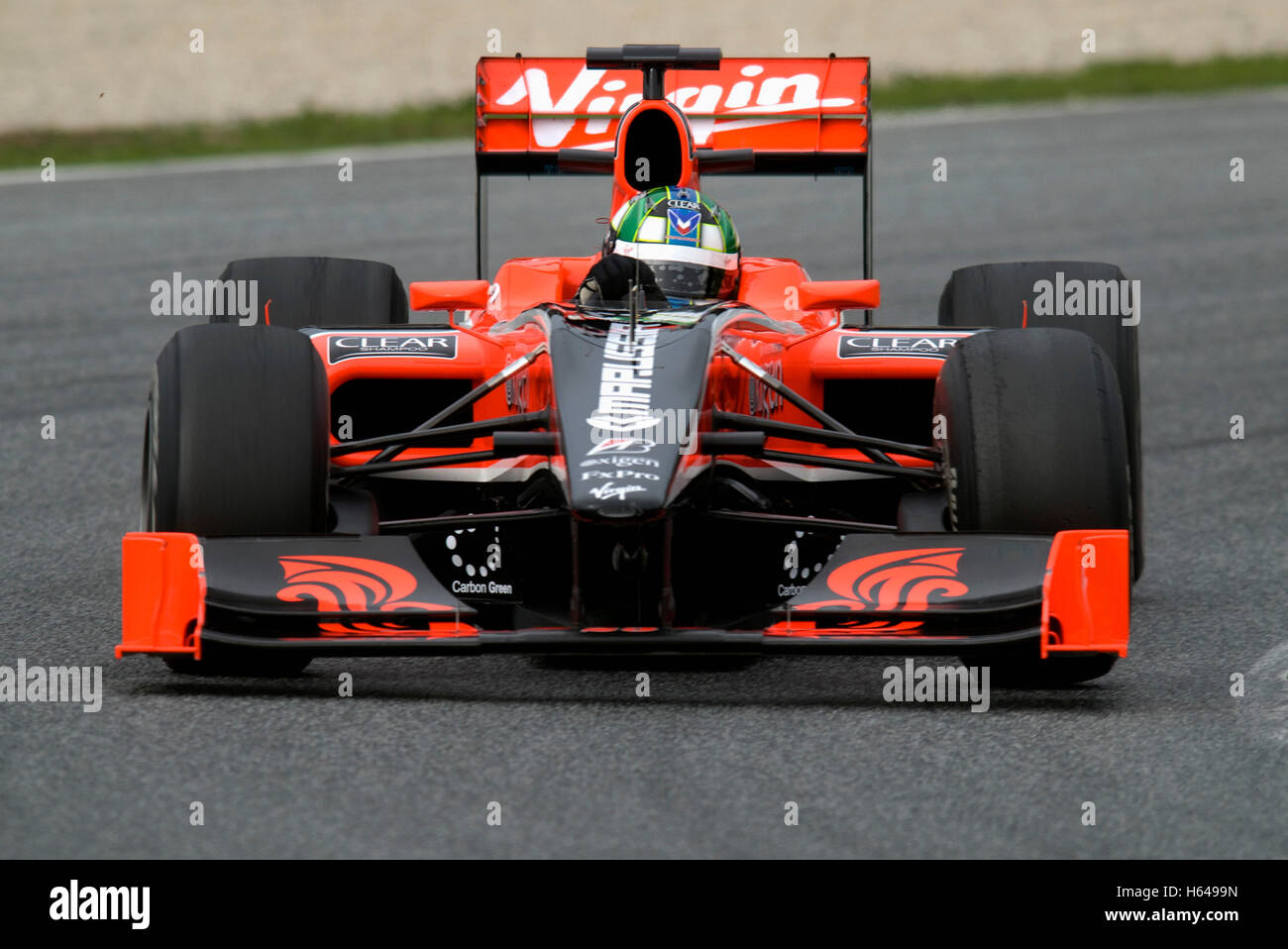 Motorsports, Lucas di Grassi, Brazil, in the Virgin VR-01 race car ...
