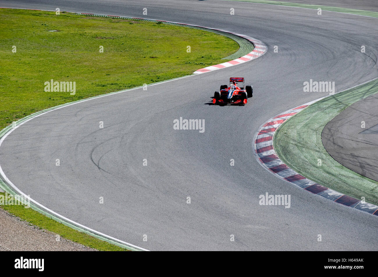 Motorsports, Timo Glock, GER, in the Virgin VR-01 race car, Formula 1 ...