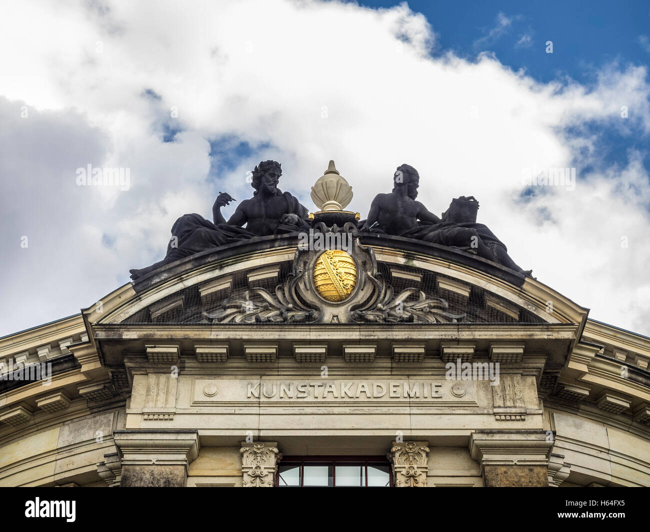 Germany, Dresden, University of Visual Arts Stock Photo