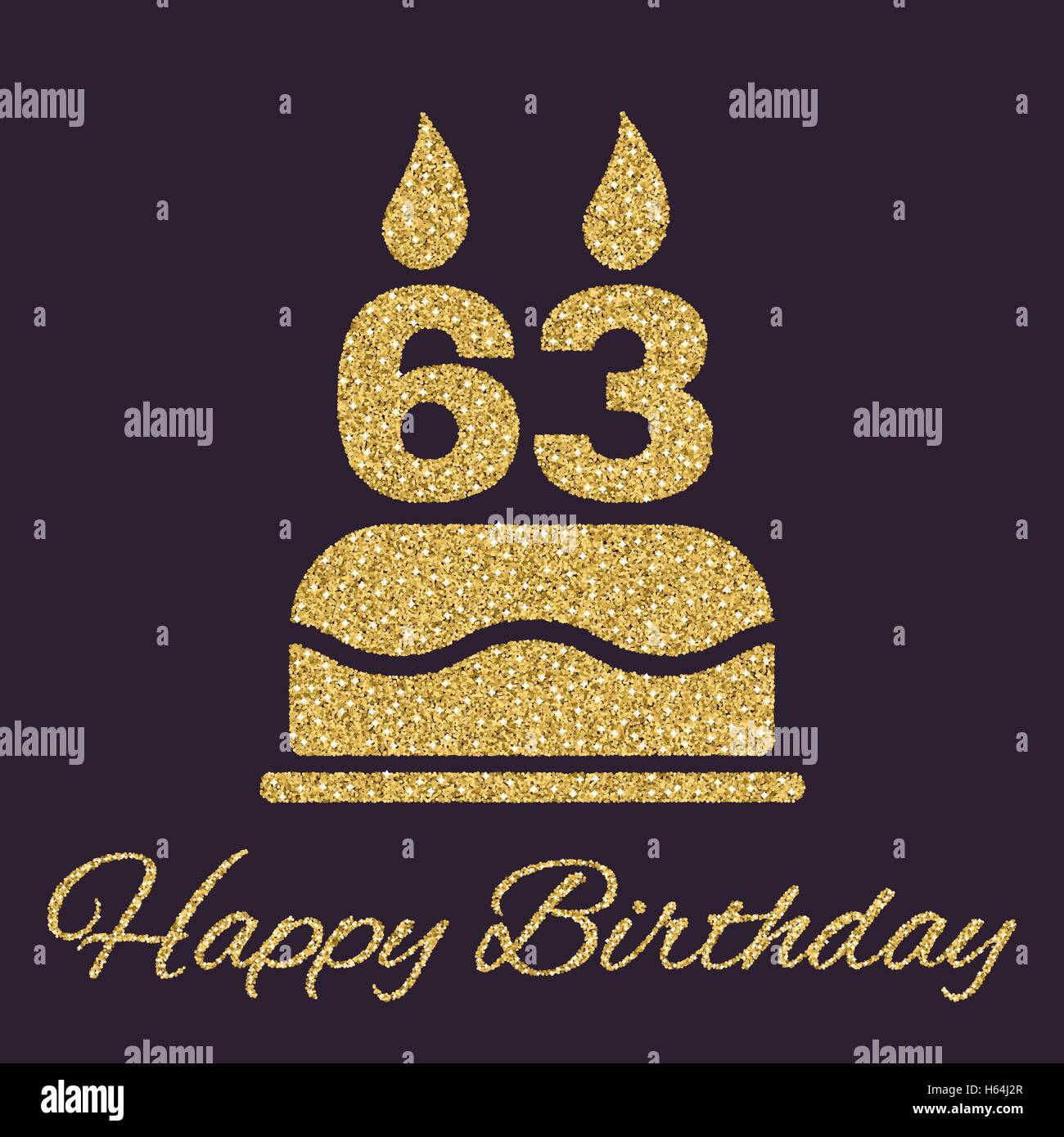 The Birthday Cake With Candles In The Form Of Number 63 Icon Birthday Symbol Gold Sparkles And Glitter Stock Vector Image Art Alamy The Birthday Cake With Candles In The Form Of Number 63 Icon Birthday Symbol Gold Sparkles And Glitter Stock Vector Image Art Alamy