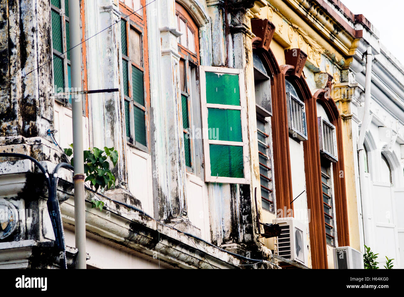 Love Lane terrace buildings and guest houses, Penang