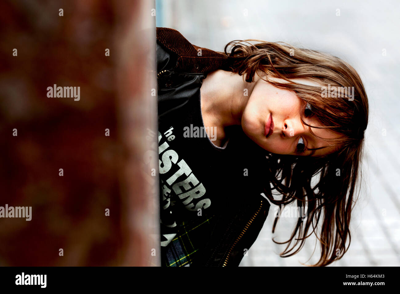 Very good looking boy looking moody Stock Photo - Alamy