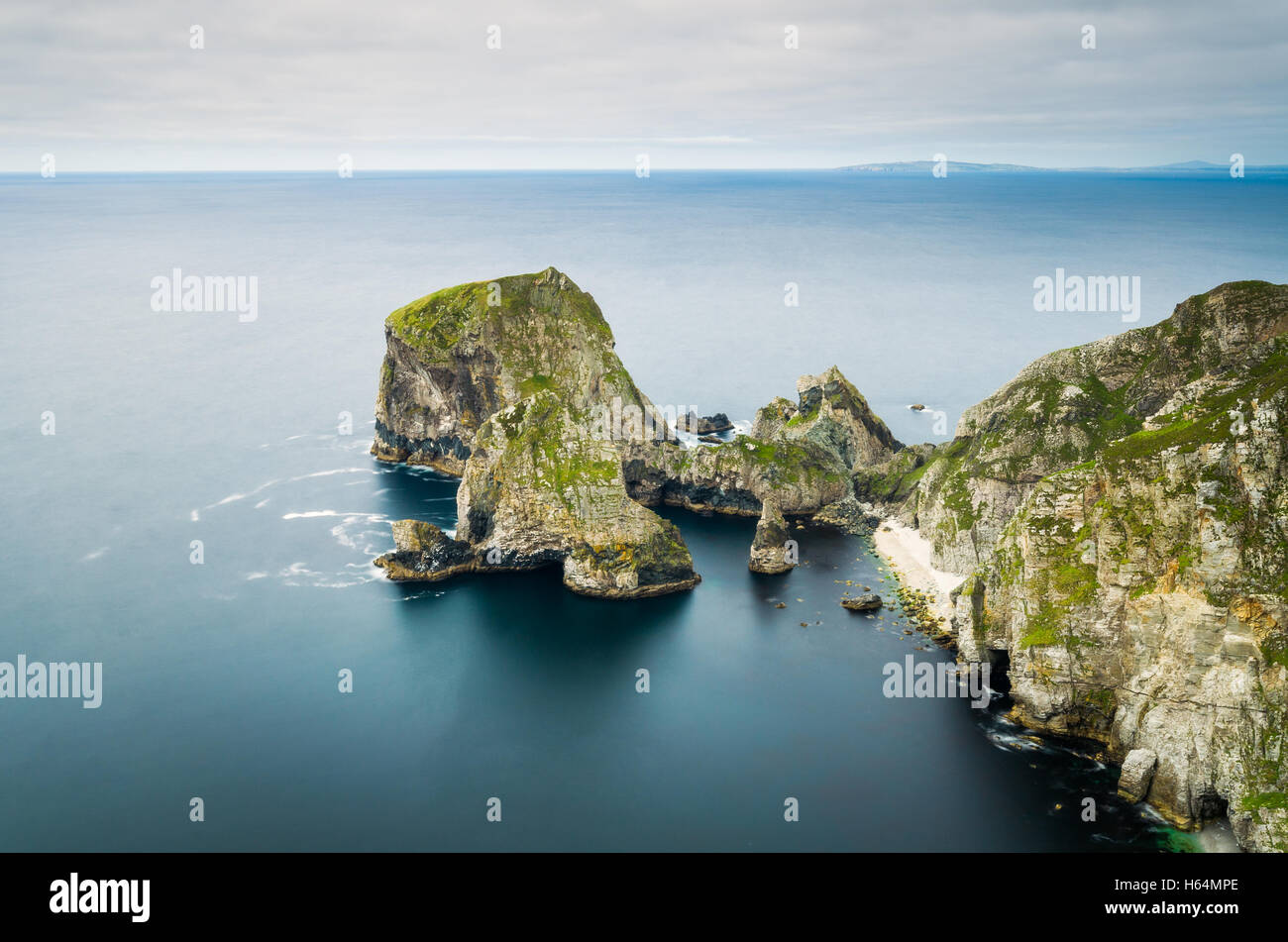 Rocky coast at Port , Co.Donegal, Ireland Stock Photo