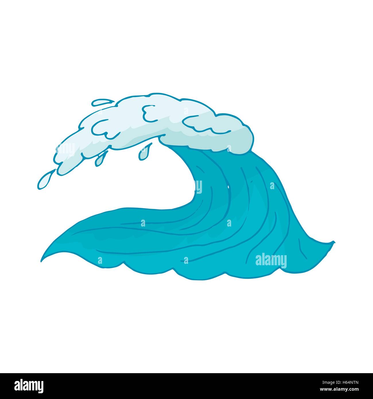 Water wave icon Stock Vector Image & Art - Alamy