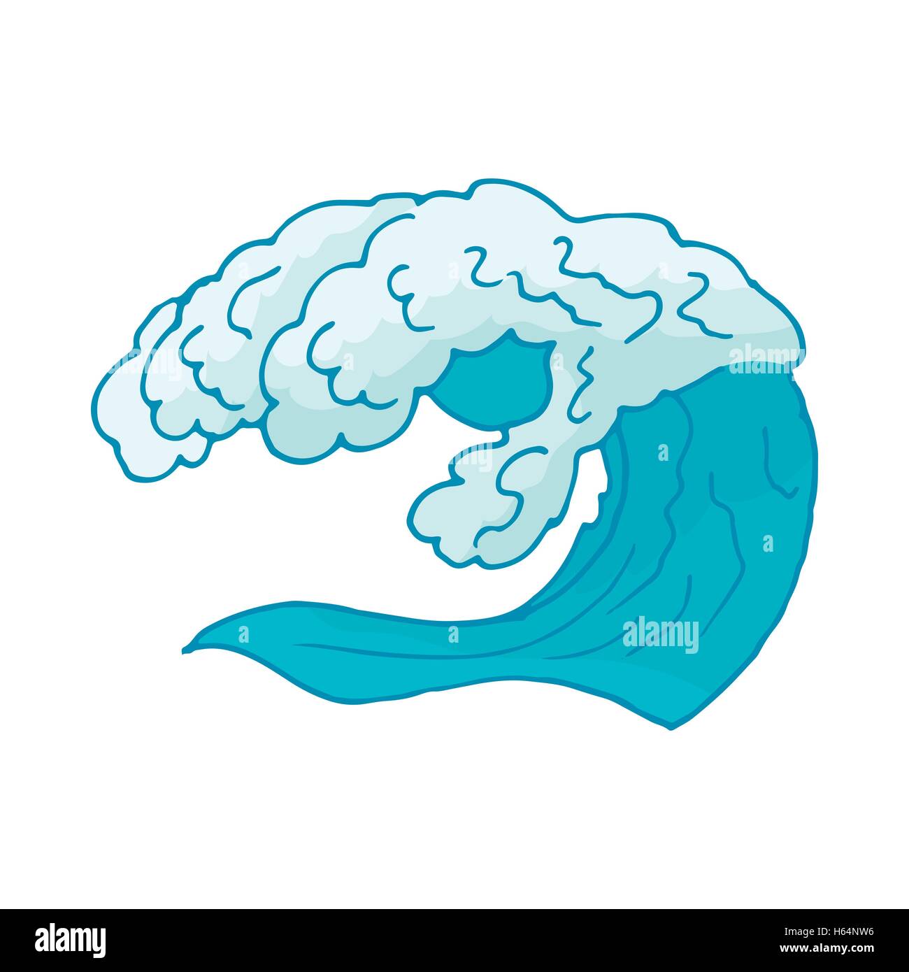 Water wave icon Stock Vector Image & Art - Alamy