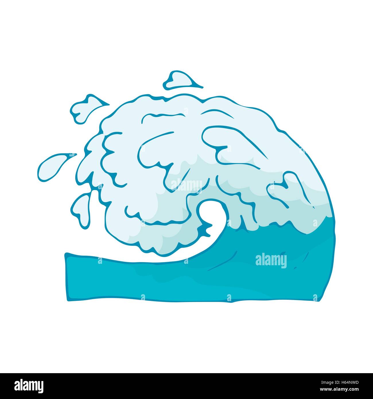 Water wave icon Stock Vector Image & Art - Alamy