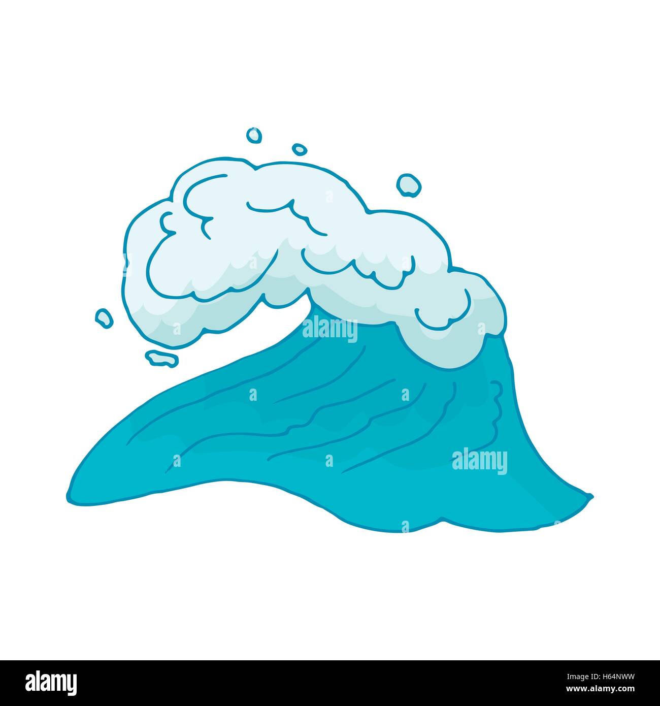 Water wave icon Stock Vector Image & Art - Alamy