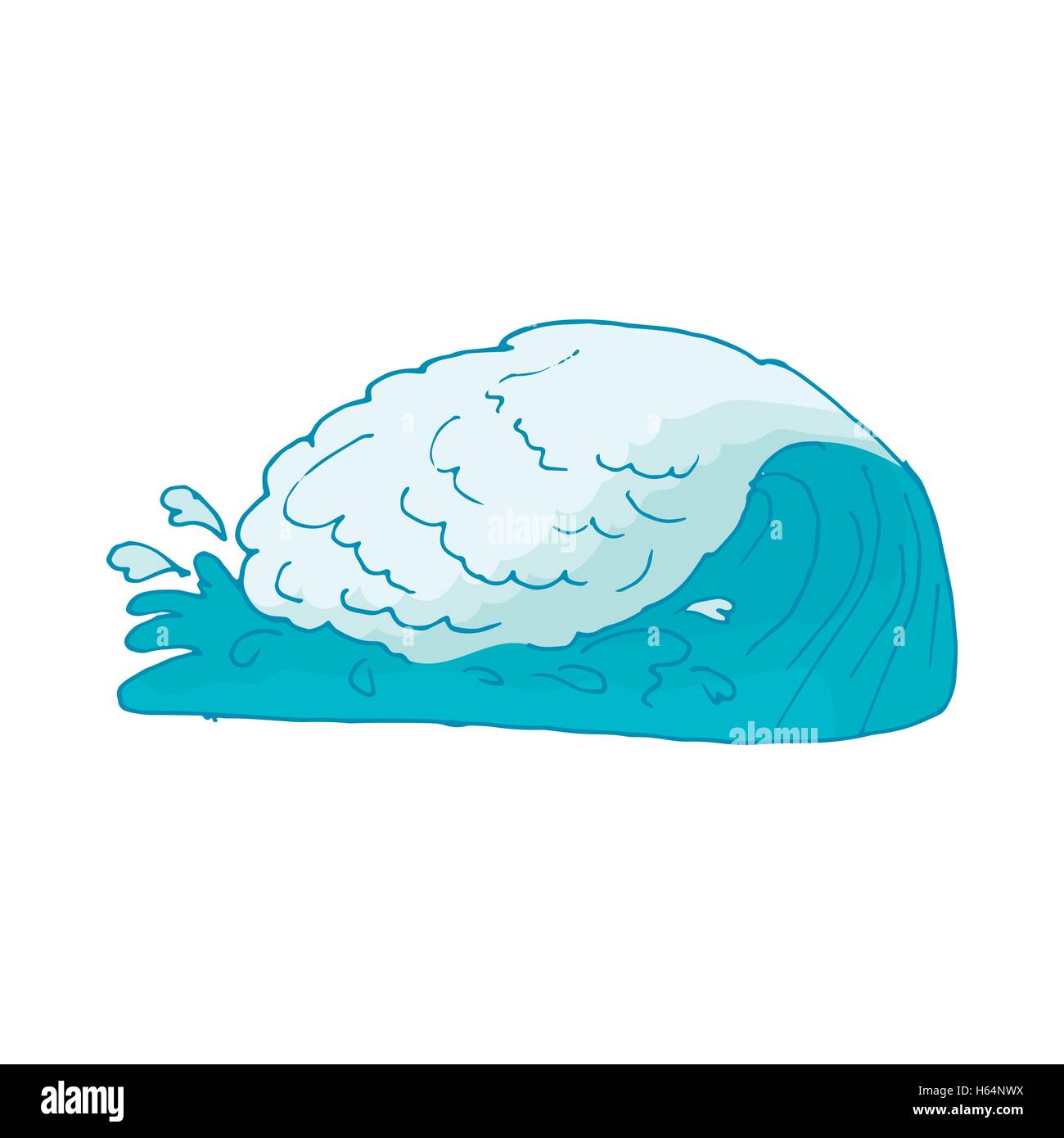 Water wave icon Stock Vector Image & Art - Alamy