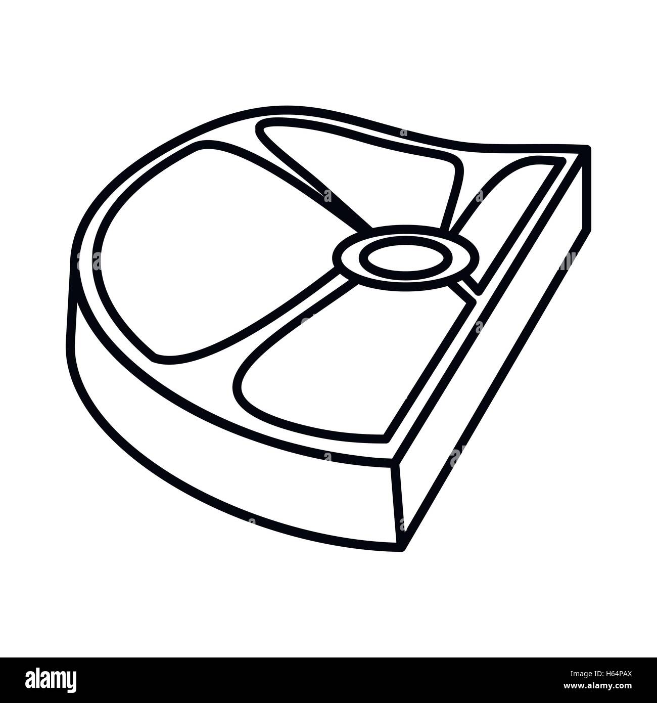 Steak Icon, outline style Stock Vector Image & Art - Alamy