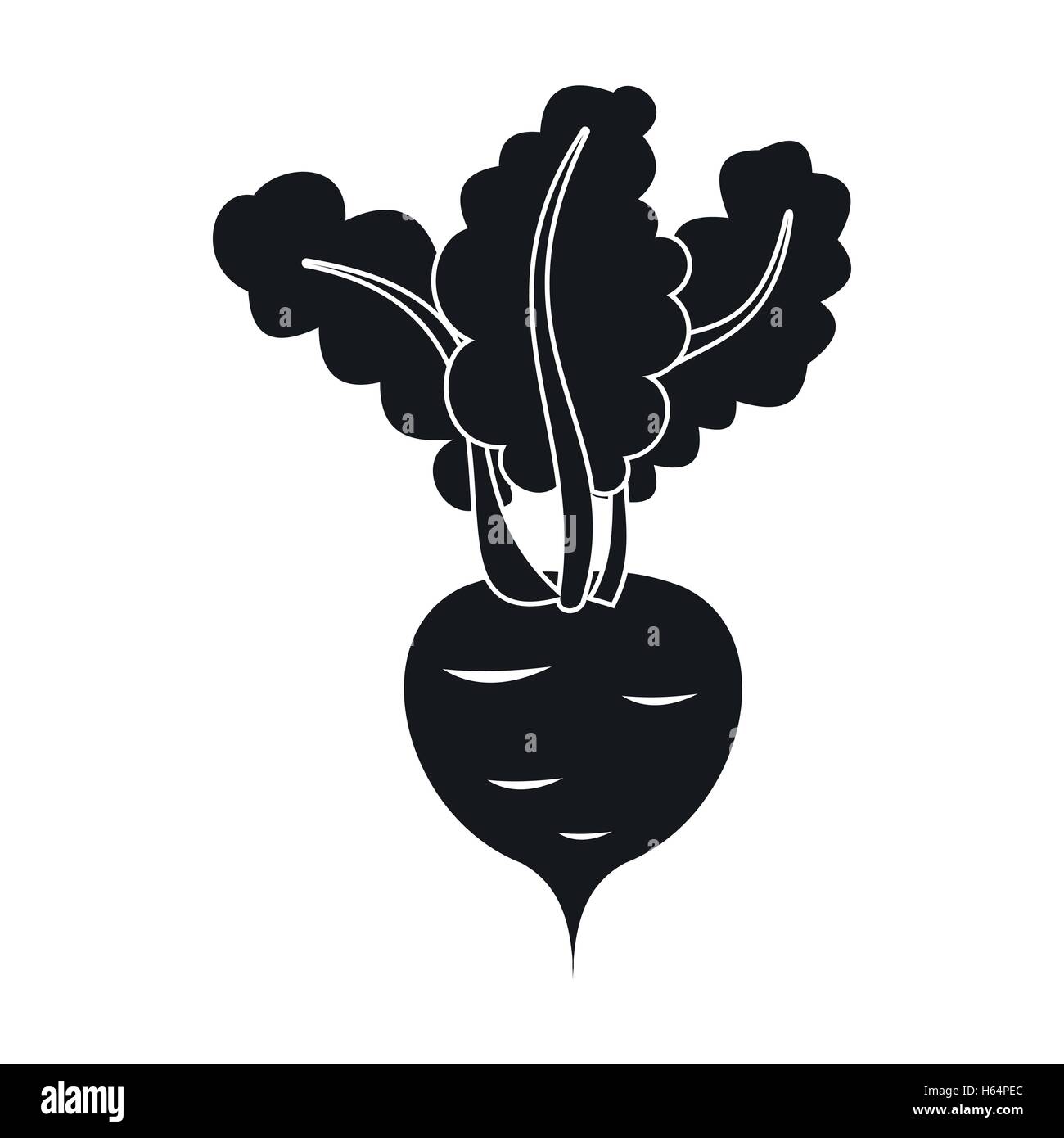 Fresh beetroot icon, simple style Stock Vector Image & Art - Alamy