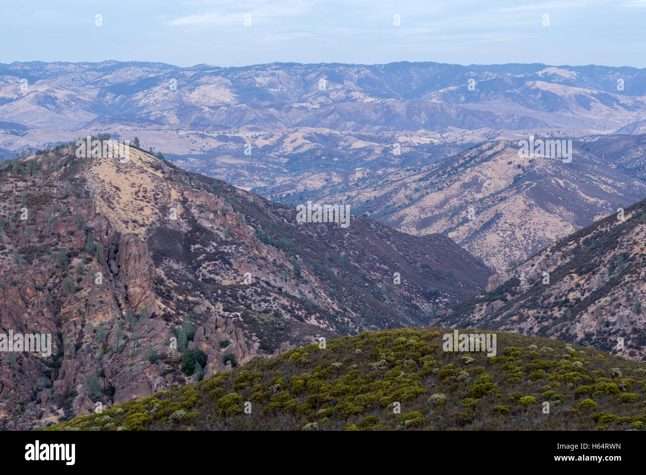 Gabilan Mountains (Gabilan Range), Central California, USA Stock Photo