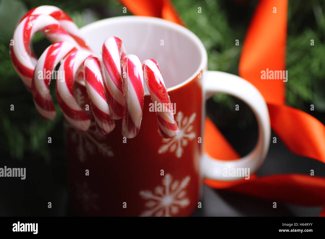 candy cane stick Stock Photo Alamy
