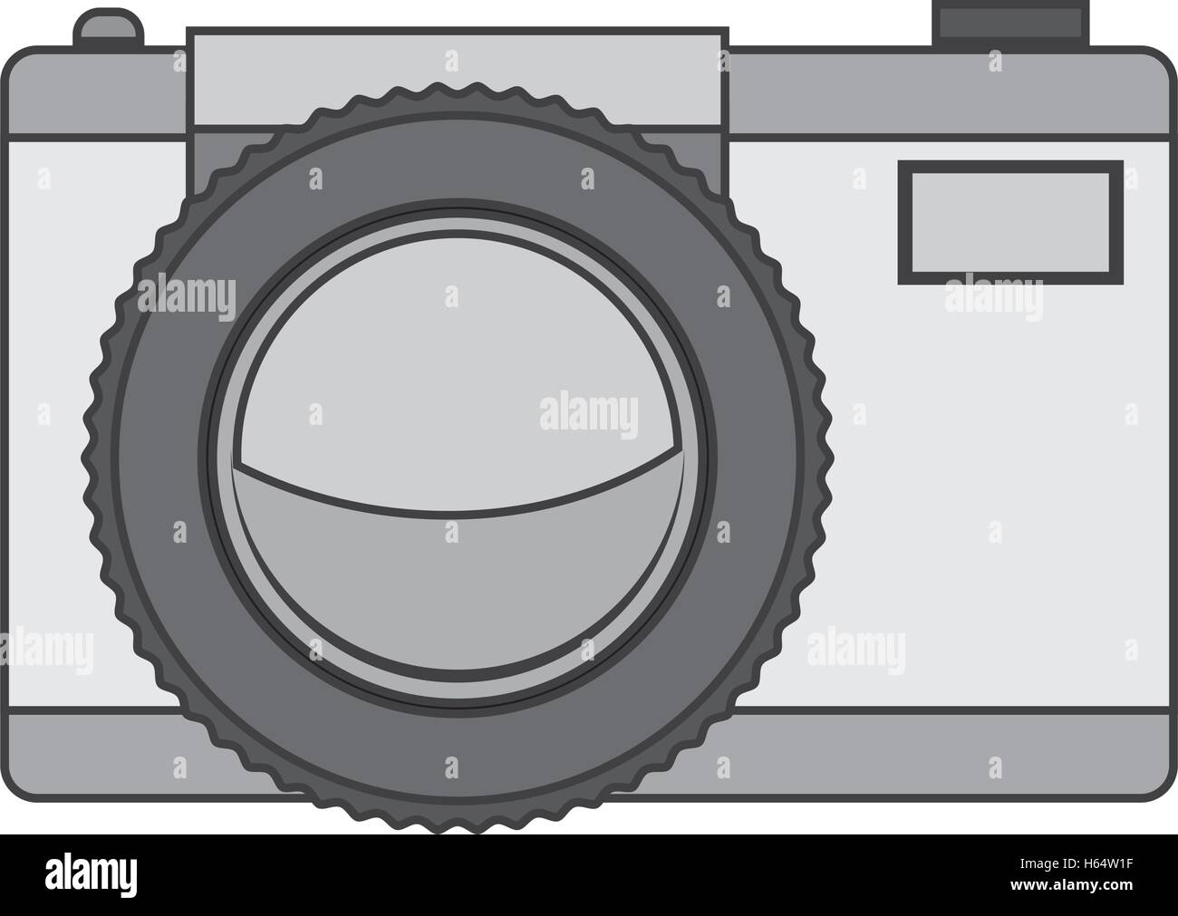 silhouette tech digital camera with flash Stock Vector Image & Art - Alamy