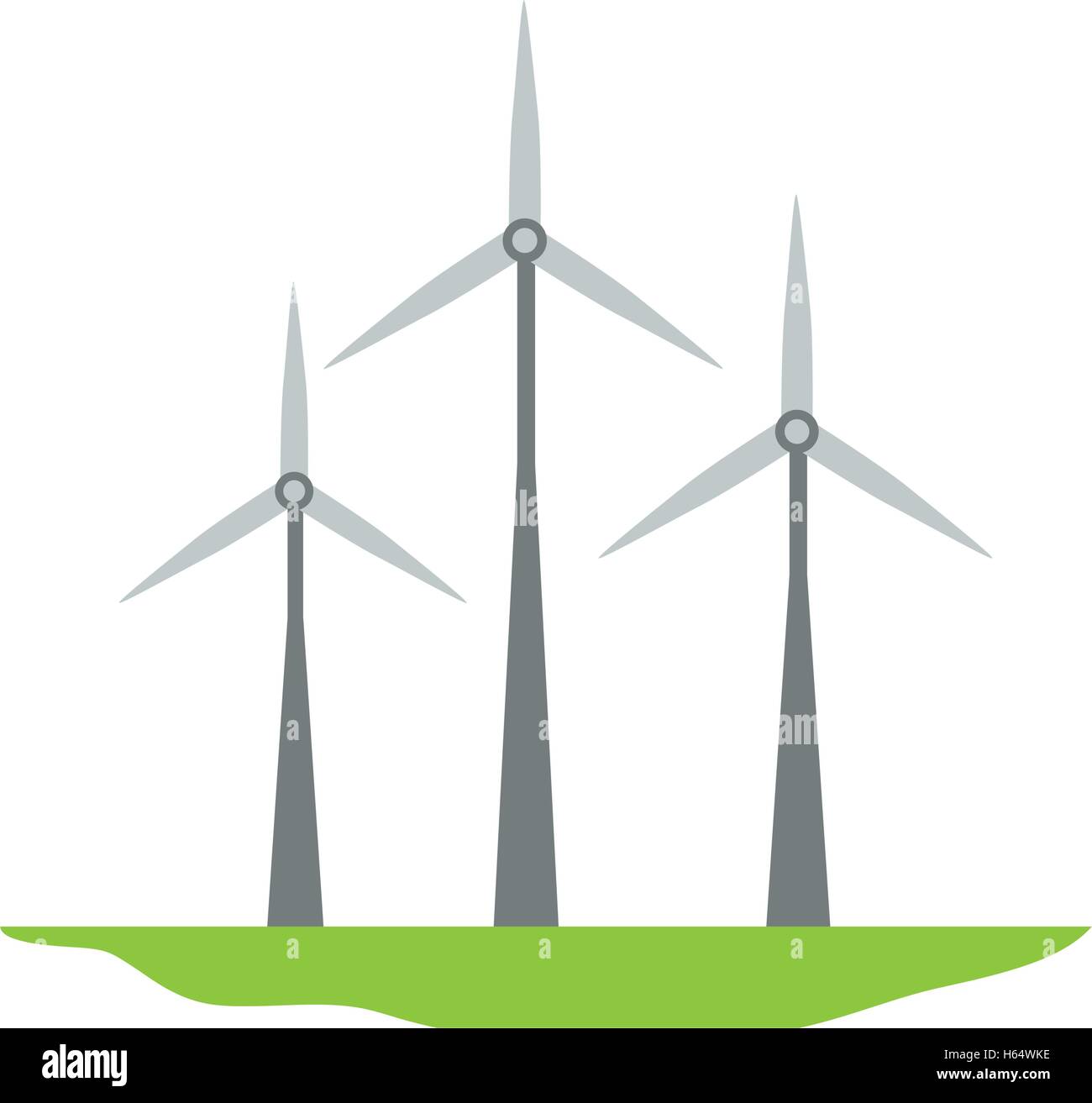 eolic wind turbine Stock Vector Image & Art - Alamy