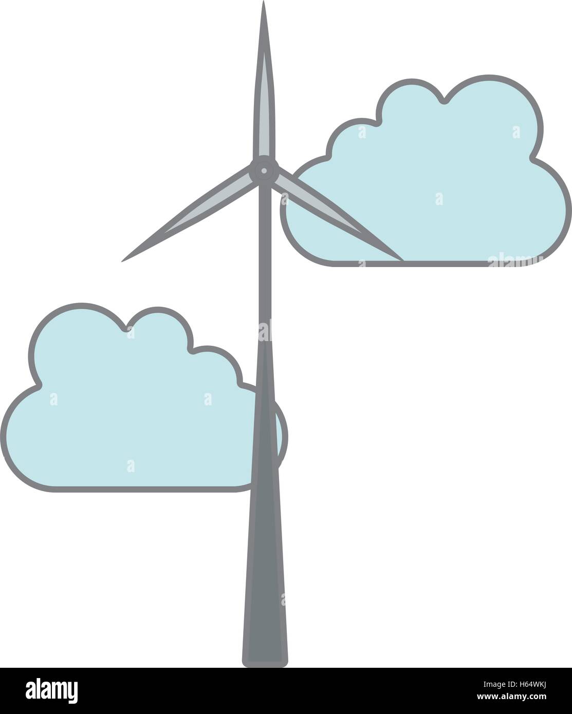 eolic wind turbine Stock Vector Image & Art - Alamy