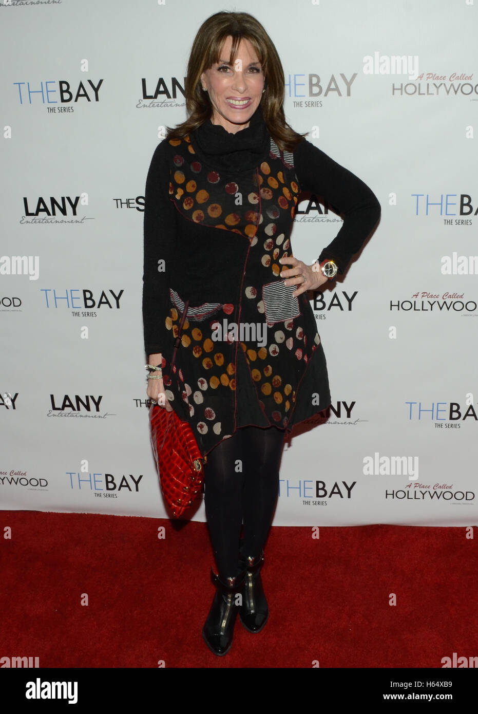 Kate Linder attends the 5th Annual LANY Entertainment Mixer at St. Felix on March 10, 2016 in Hollywood, California. Stock Photo