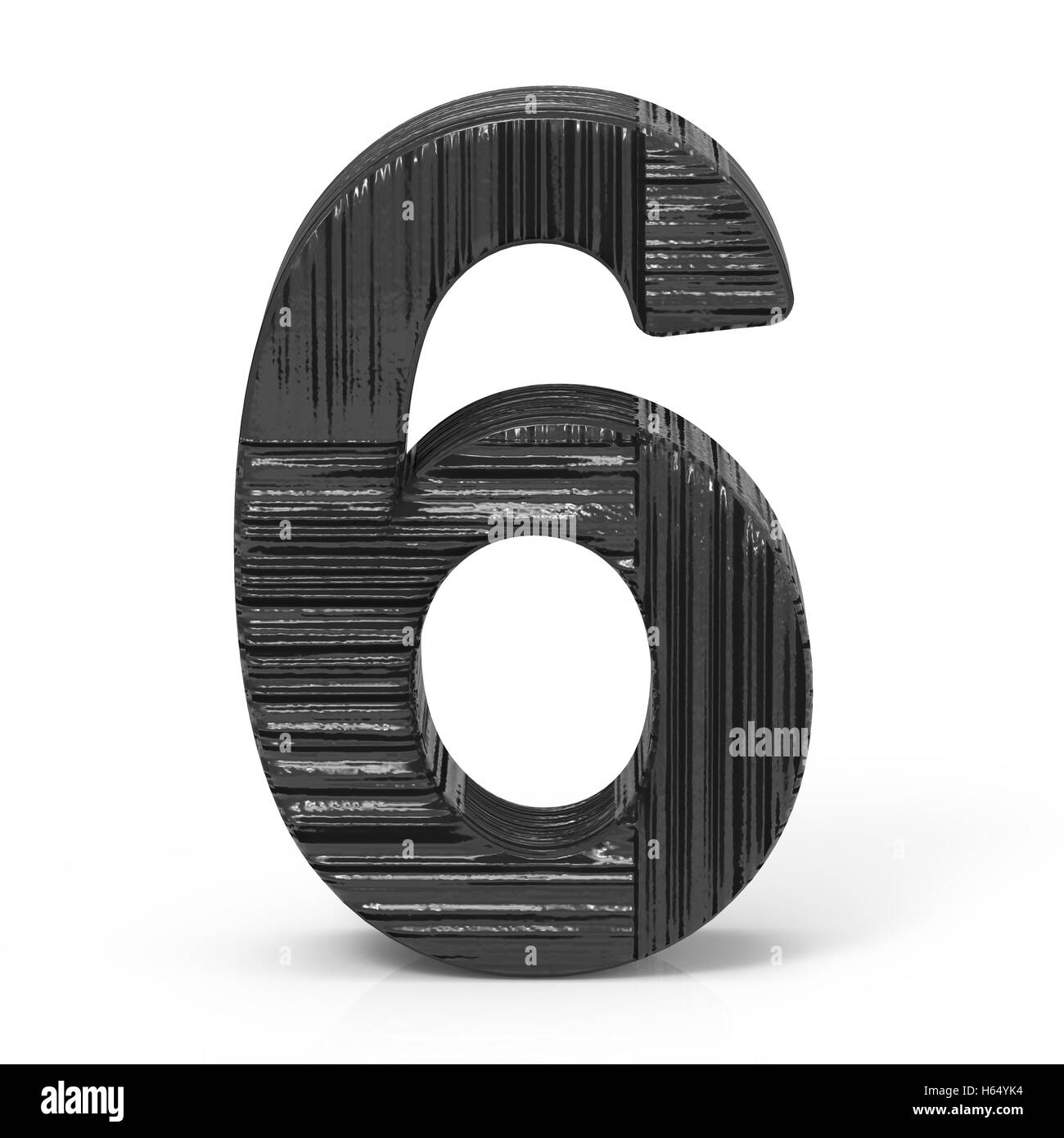 Number 6 Black Number 6 Black