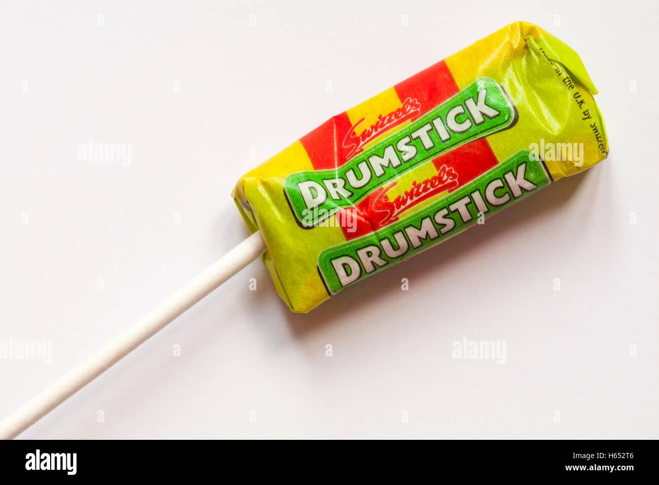 Swizzels Matlow drumstick lolly isolated on white background Stock