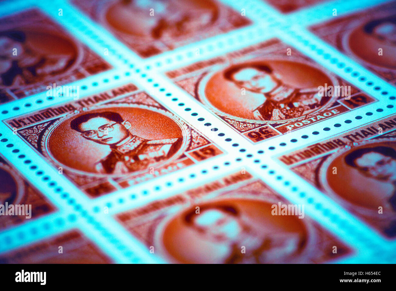 Postage stamp thailand hi-res stock photography and images - Alamy