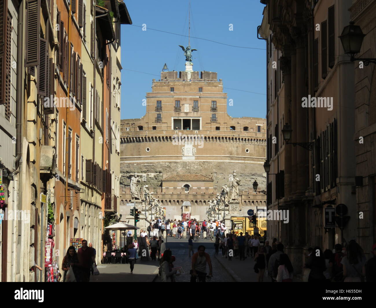Castel Sant Angelo in Rome Italy Stock Photo