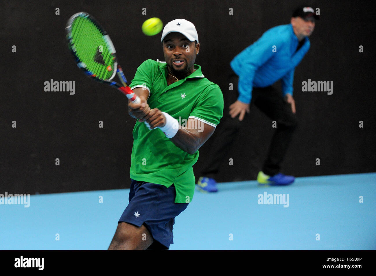 Jakobshalle, Basel, Switzerland. 24th Oct, 2016. Basel Swiss Indoors Tennis Championships
