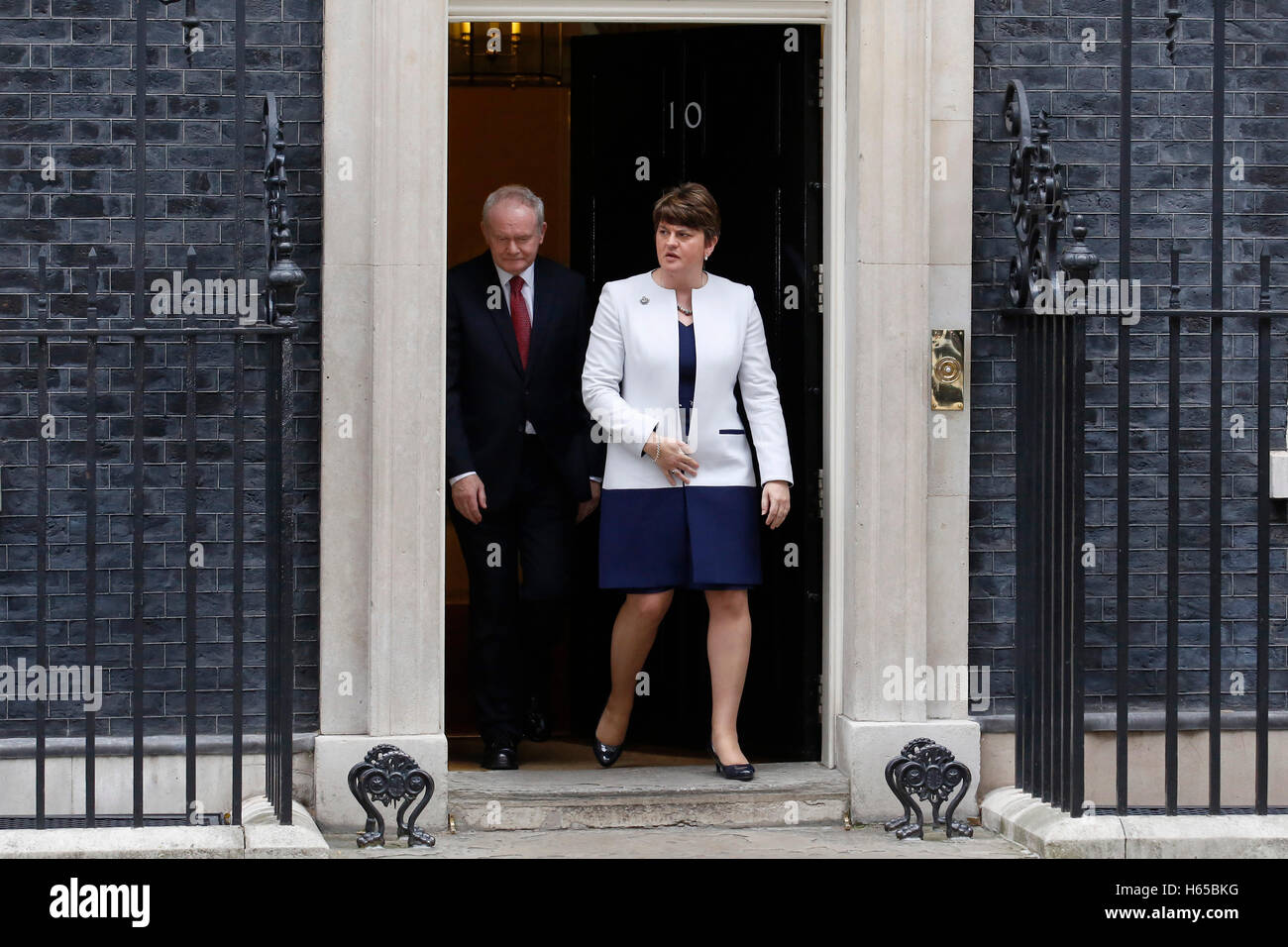 Arlene foster downing street hi-res stock photography and images - Alamy
