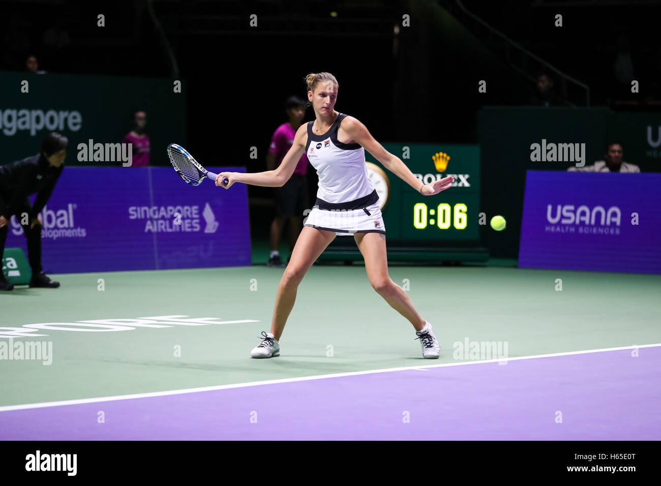 Singapore indoor stadium, Singapore. 24th October, 2016. BNP Paribas ...