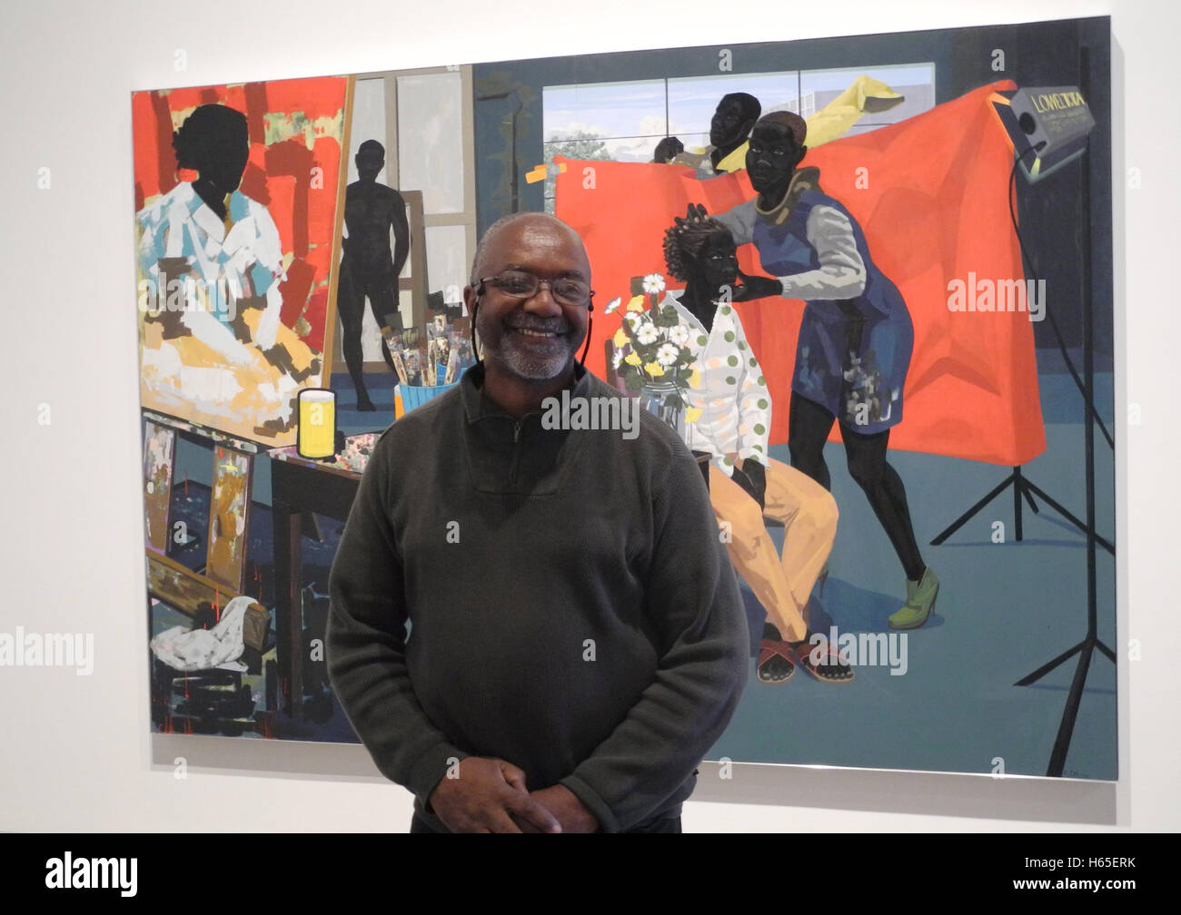 New York, USA. 24th Oct, 2016. American artist Kerry James Marshall