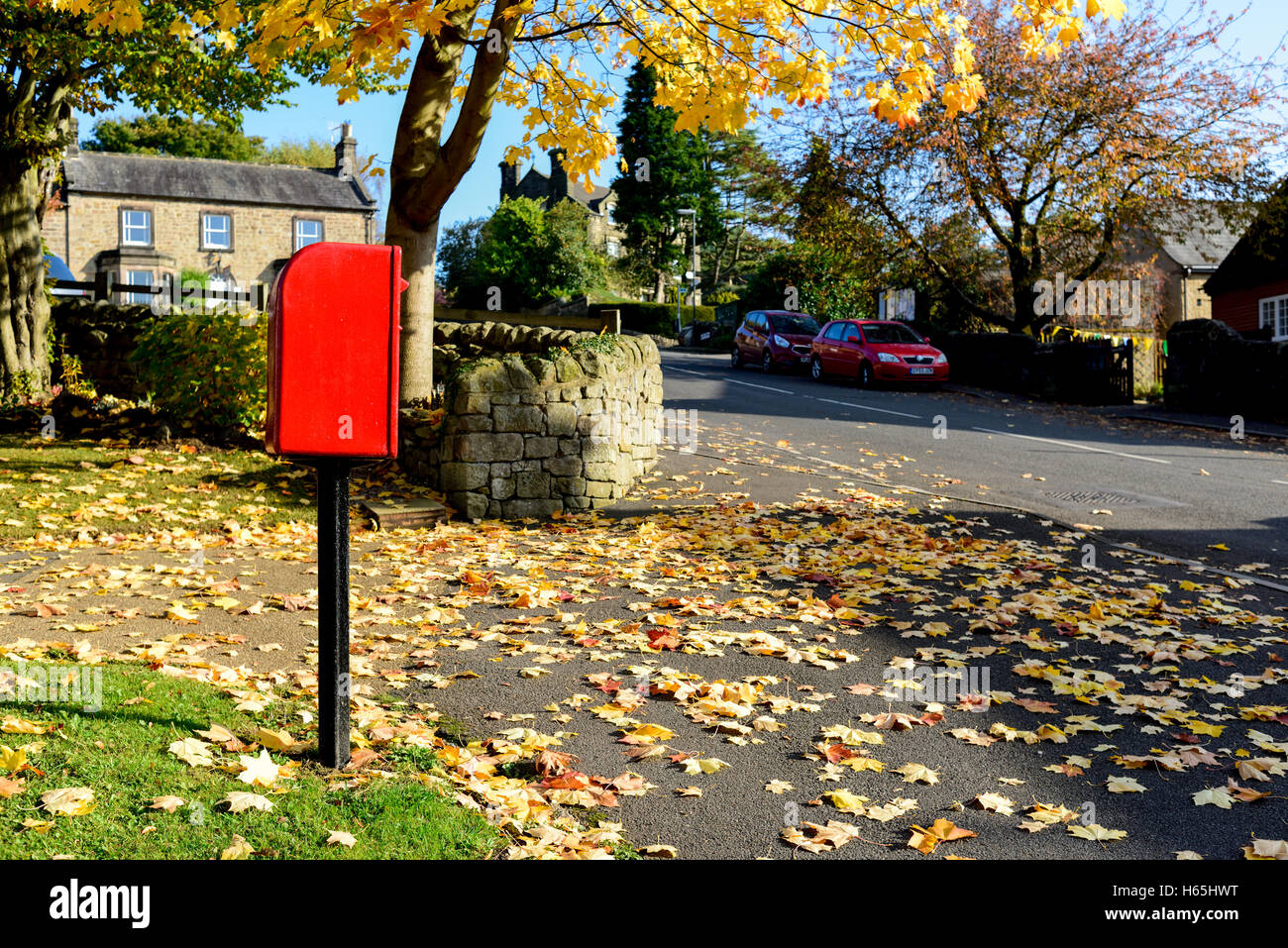 Lea,Derbyshire,UK.25th October 2016The small village of Lea and Bow
