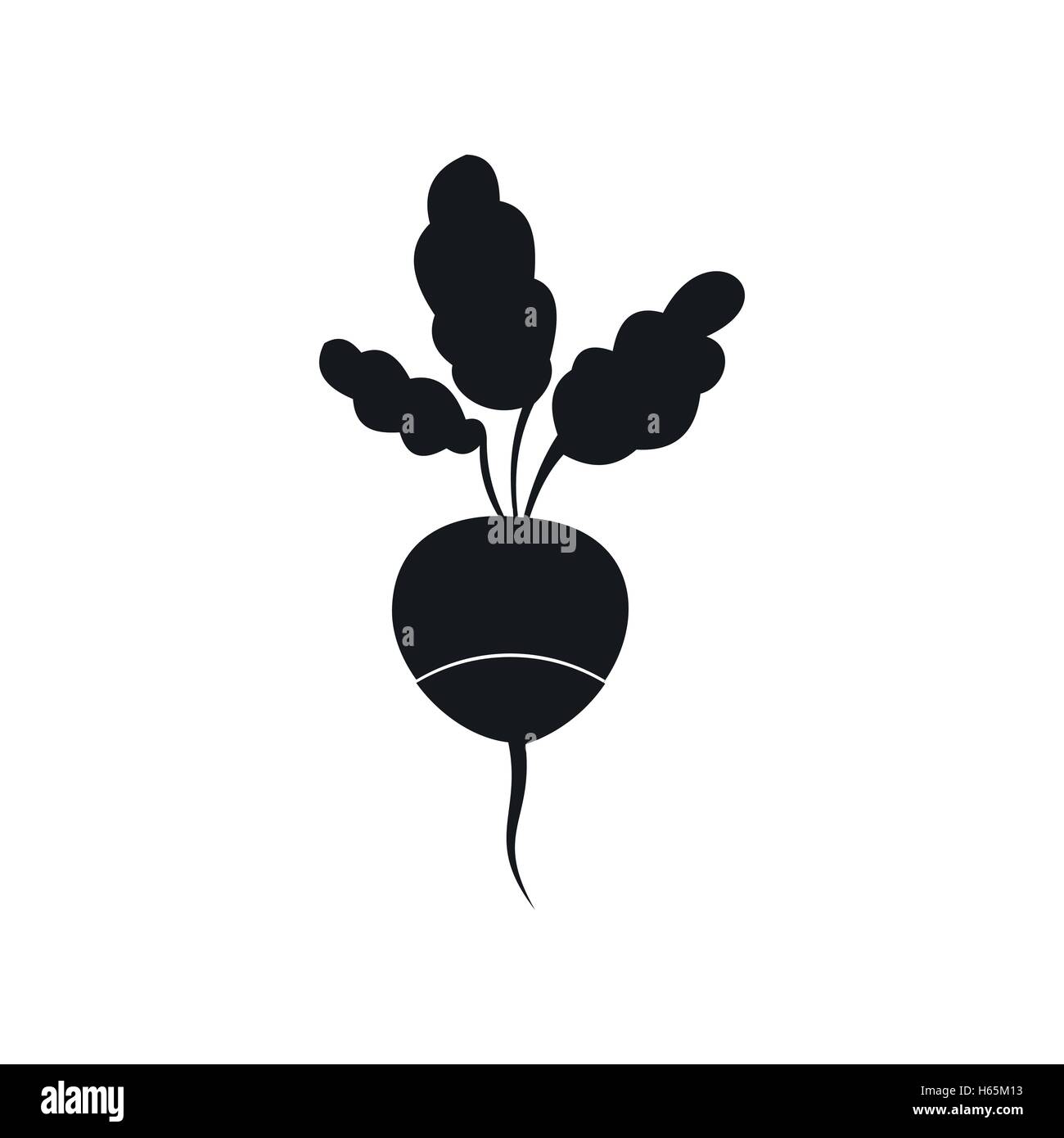 Fresh radish icon, simple style Stock Vector Image & Art - Alamy
